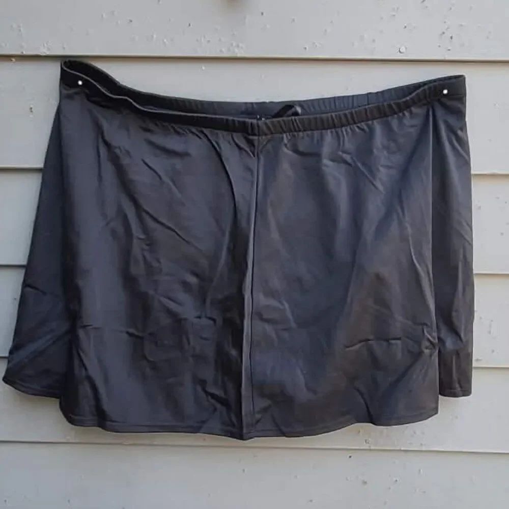 Swim Solutions Black Swim Shorts size 22W NWT!